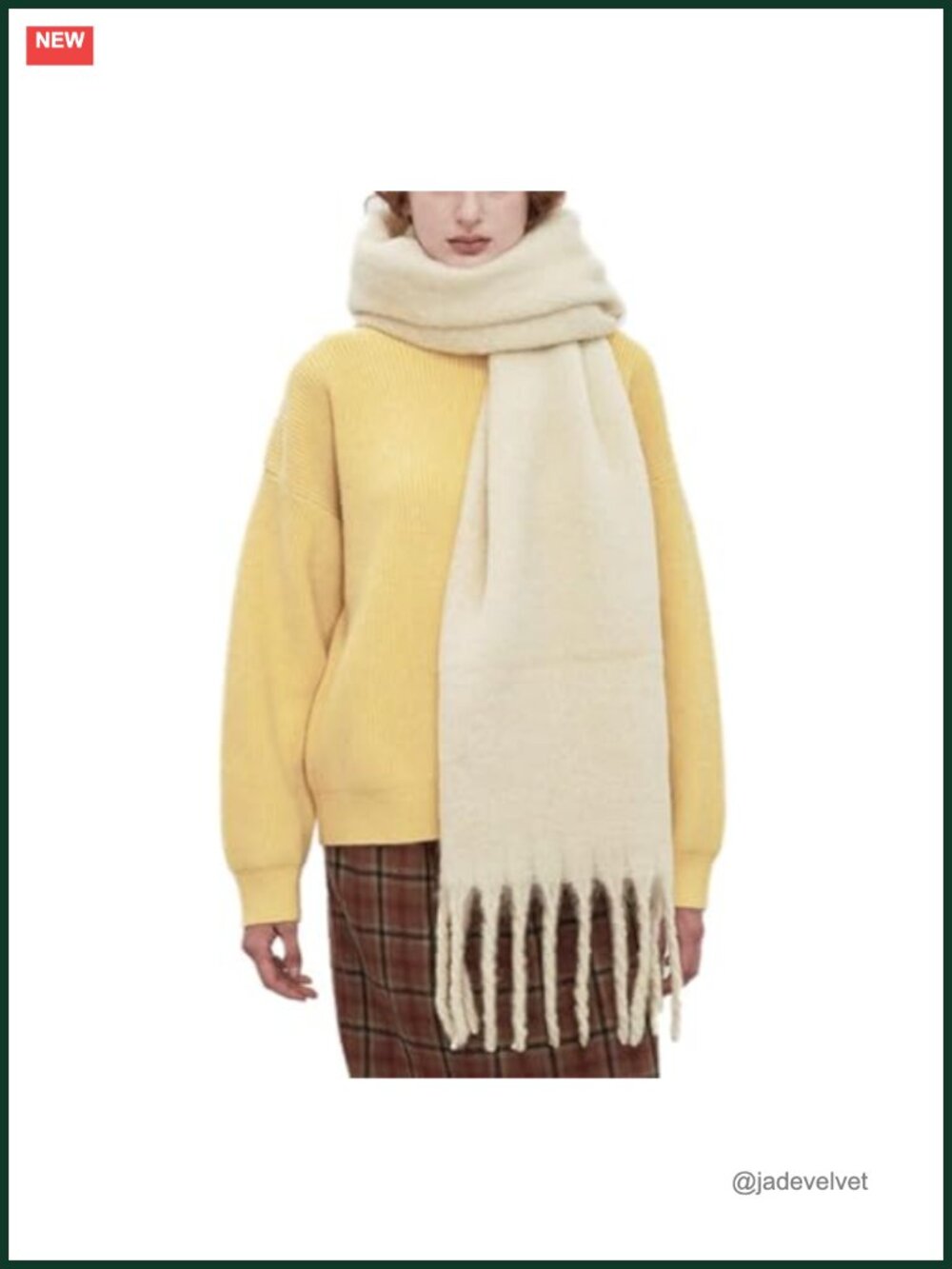 Chunky Knit Scarf Shawl Wrap, Soft Winter Pashmina Blanket Scarf